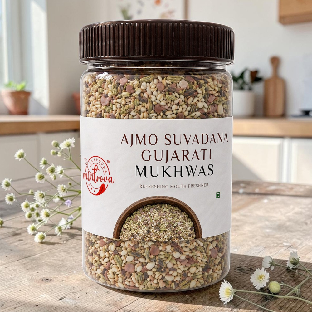 Mintrova Flavours Ajmo Suvadana Gujarati Mukhwas