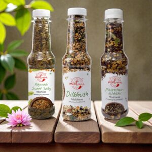 Mintrova Flavours - Rajwadi Sweet Salty, Dilkhush, Paanchuri Elichi Combo Mukhwas